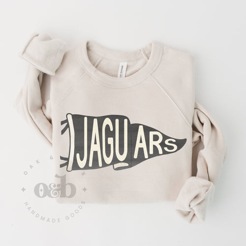 MTO / Retro Flag Mascot Sweatshirt, jaguars