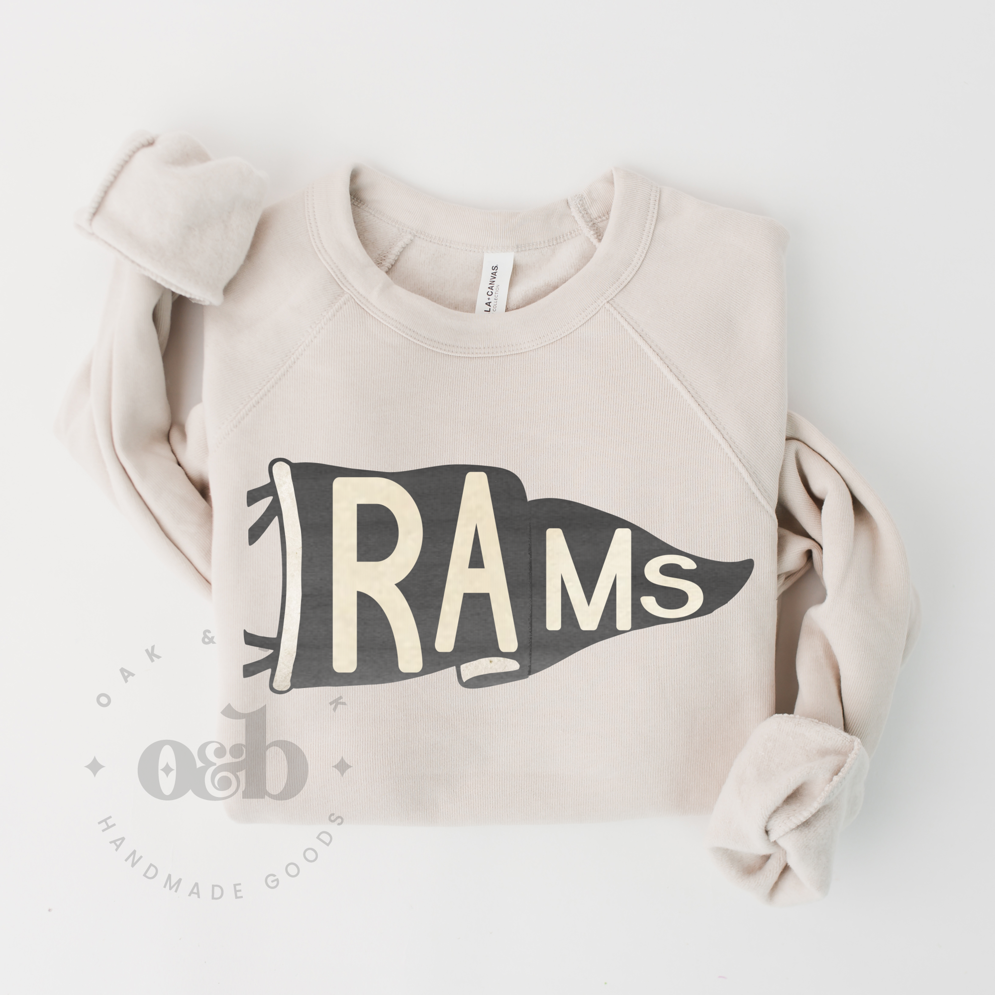 MTO / Retro Flag Mascot Sweatshirt, rams