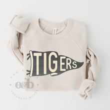 Load image into Gallery viewer, MTO / Retro Flag Mascot Sweatshirt, tigers