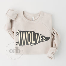 Load image into Gallery viewer, MTO / Retro Flag Mascot Sweatshirt, wolves