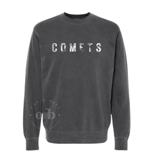 MTO / Comets Distressed Crewneck + Hoodie, adult