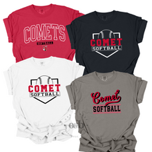 Load image into Gallery viewer, MTO / Comet Softball, comfort colors tee