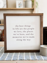 Load image into Gallery viewer, RTS / The Best Things In Life , 17x17