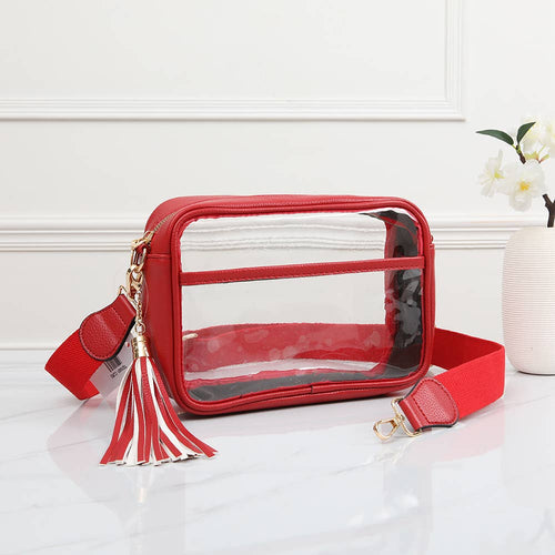 RTS / Stadium Clear Bag: Red