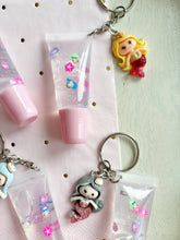 Load image into Gallery viewer, RTS / Mermaid Key Chain Lip Gloss