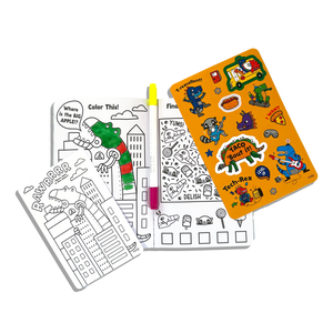RTS / Let's Go!: Activity & Coloring Kit - Robo Dinos