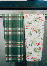 Load image into Gallery viewer, RTS / Holly: White Double-Sided Hand Towel
