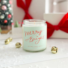 Load image into Gallery viewer, RTS / Merry &amp; Bright Candle, 8oz