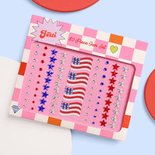Load image into Gallery viewer, RTS / Patriotic Face Stickers