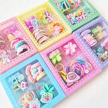 Load image into Gallery viewer, RTS / Assortment Set of Hair Ties and Clips