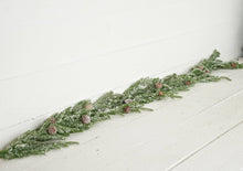 Load image into Gallery viewer, RTS / Snowy Soft Touch Norfolk Pine Garland