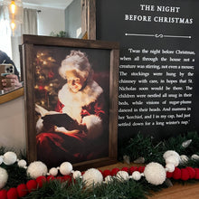 Load image into Gallery viewer, RTS / Vintage Mrs. Claus Reading