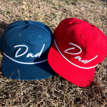 Load image into Gallery viewer, RTS / Dad Embroidered Trucker Hat, blue