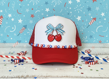 Load image into Gallery viewer, RTS / Cherry Glory Trucker Hat
