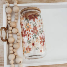Load image into Gallery viewer, RTS / Glass Cup: Autumn Meadow 16oz