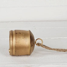 Load image into Gallery viewer, RTS / Vintage Gold Silo Bell