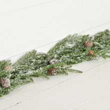 Load image into Gallery viewer, RTS / Snowy Soft Touch Norfolk Pine Garland
