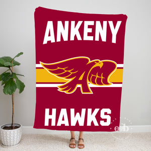 PRE-ORDER | Ankeny Hawks Blanket