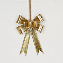 Load image into Gallery viewer, RTS / Dazzling Gold Metal Bow Ornament