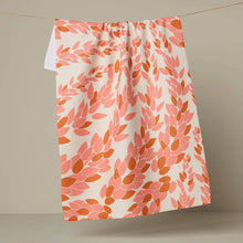 Load image into Gallery viewer, RTS / Coral Drift Tea Towel