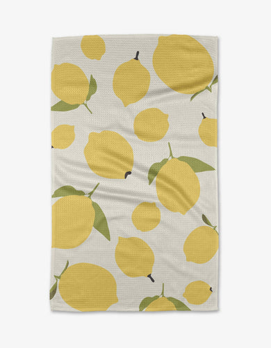 Geometry / Sunny Lemons Tea Towel