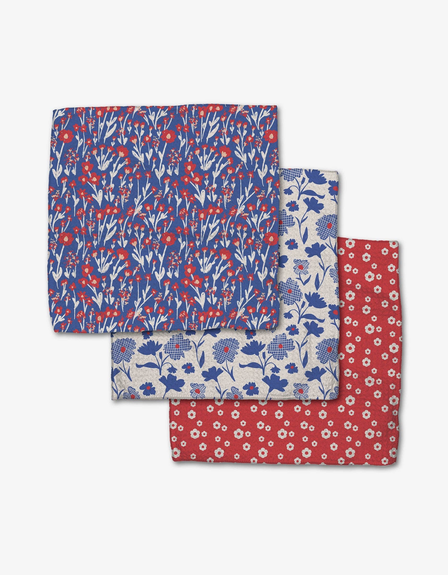 Geometry / Royal Garden Dishcloth Set