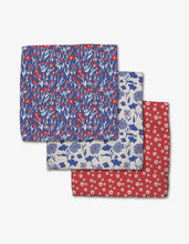Load image into Gallery viewer, Geometry / Royal Garden Dishcloth Set