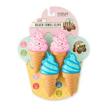 Load image into Gallery viewer, RTS / Ice Cream Beach Towel Clips, 4pk