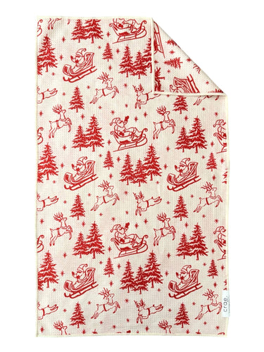 RTS / Sleigh The Night: Double-Sided Hand Towel