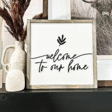 Load image into Gallery viewer, RTS / Welcome To Our Home Sign