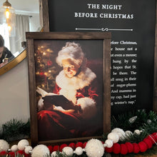 Load image into Gallery viewer, RTS / Vintage Mrs. Claus Reading