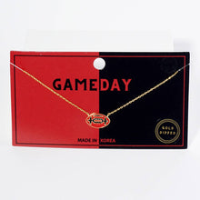Load image into Gallery viewer, RTS / Gameday Football Pendant Necklace