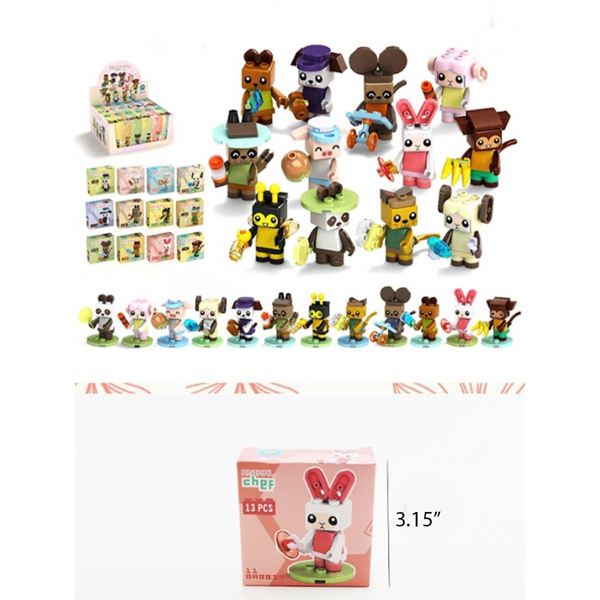 RTS / Character Building Block Set – Oak and Berk