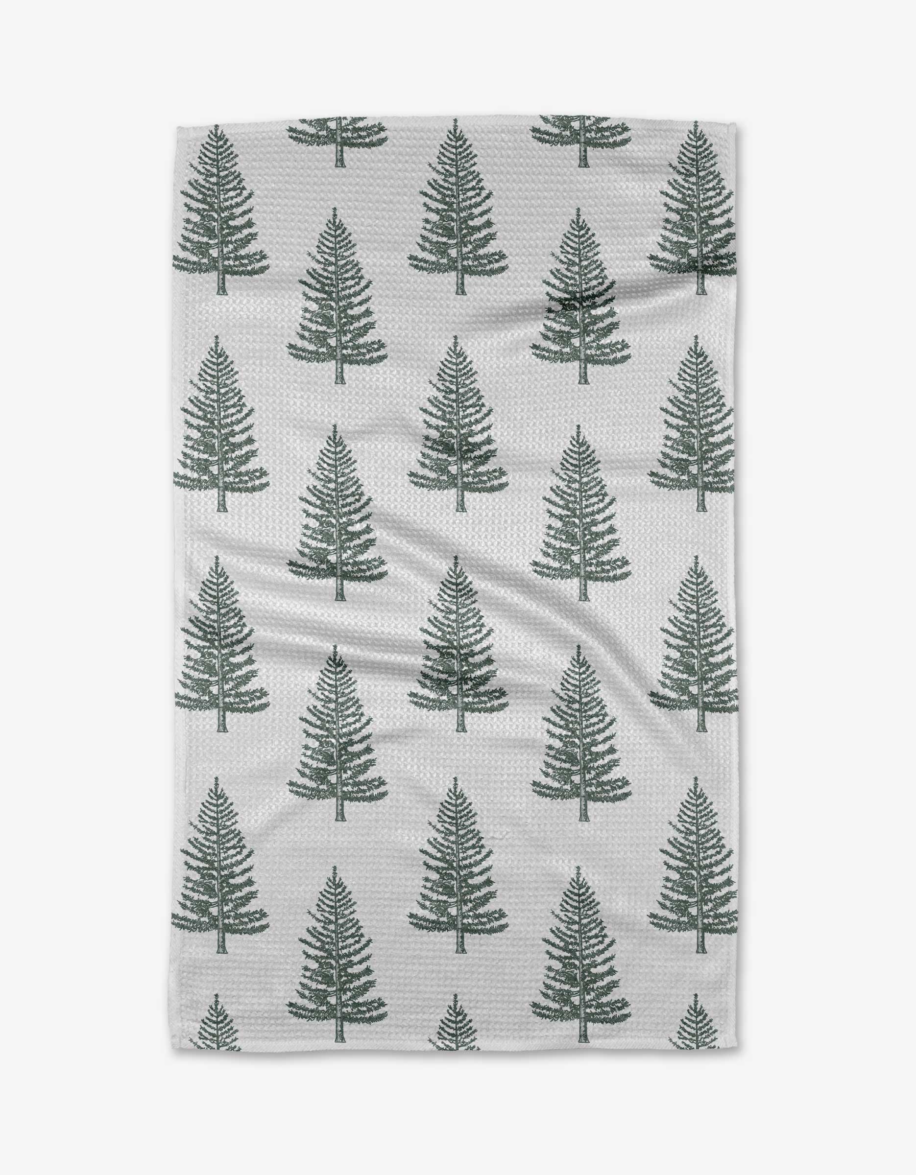 Geometry / Frosted Trees Tea Towel