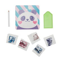 Load image into Gallery viewer, RTS / Razzle Dazzle D.I.Y. Mini Gem Art Kit - Pretty Panda