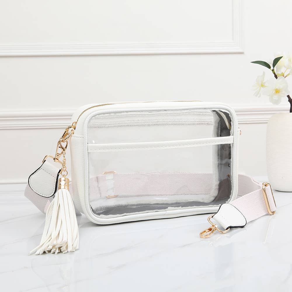 RTS / Stadium Clear Bag: White