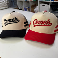Load image into Gallery viewer, RTS / Comets Script Puff Hat