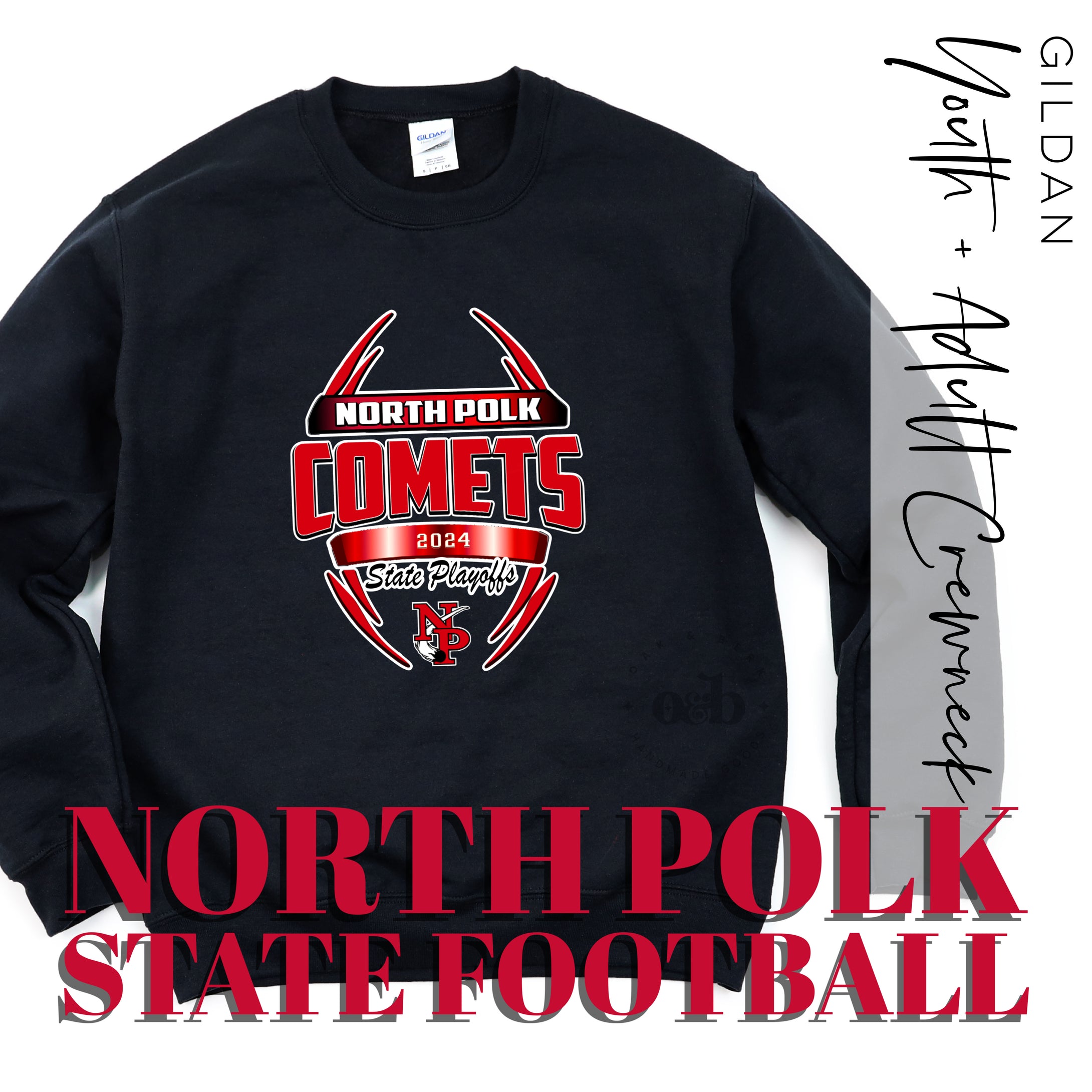 PRE-ORDER / State Comet Football, crewneck