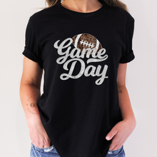Load image into Gallery viewer, MTO / Faux Sequin Game Day, black