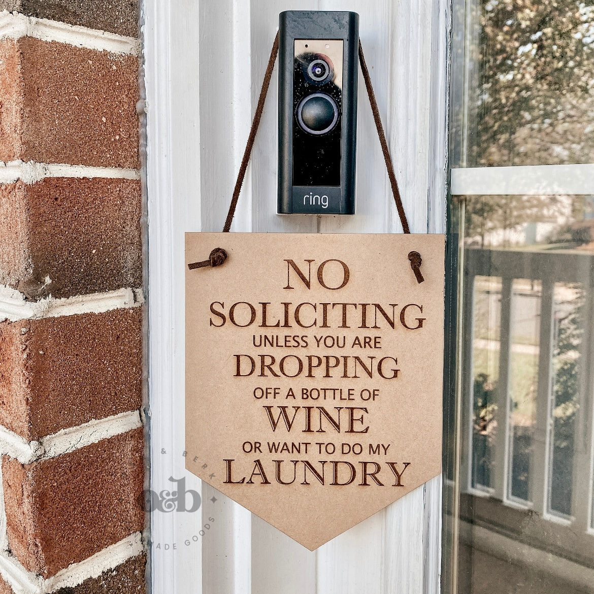 RTS | No Soliciting Doorbell Hanger