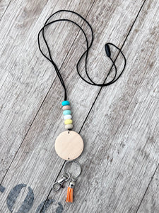 MTO / Silicone Beaded Lanyard, custom