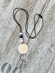 MTO / Silicone Beaded Lanyard, custom