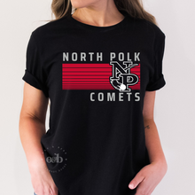 Load image into Gallery viewer, MTO / North Polk Comets, stripes
