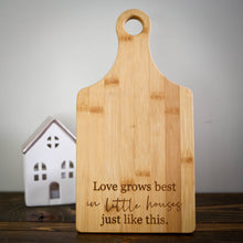 Load image into Gallery viewer, RTS / Bamboo Cutting Board - Little Houses
