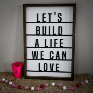 Laser | Let's Build a Life
