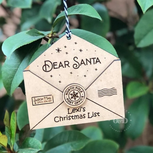 MTO / Christmas List Ornament