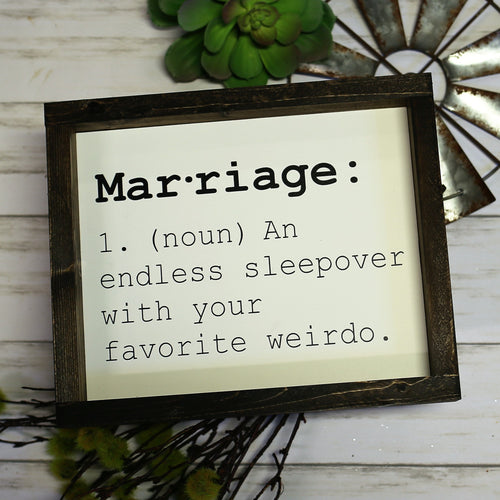 Marriage | Weirdo