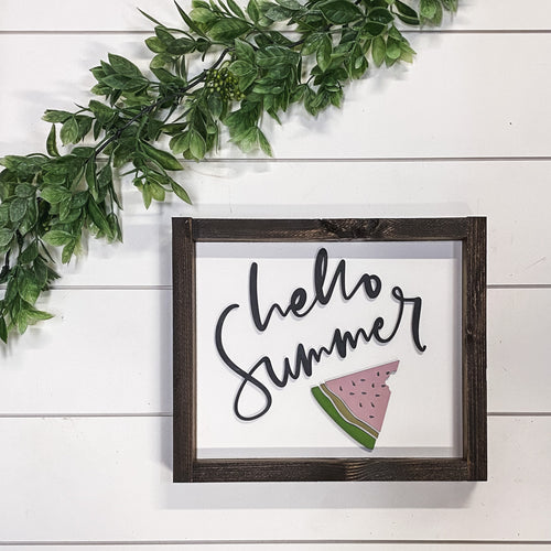 RTS / Hello Summer, Watermelon | 3d Design