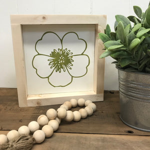 READY TO SHIP // Green Flower