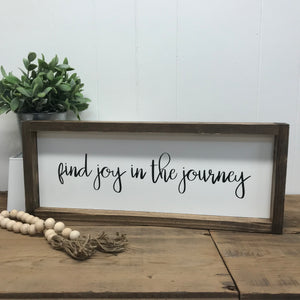 READY TO SHIP // Find Joy in the Journey